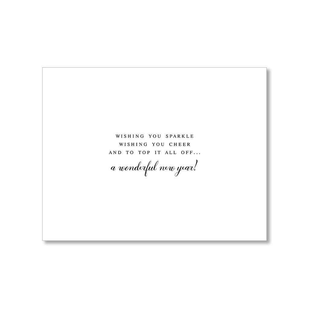 LO in LONDON® - Wholesale New Year's Card - "SPARKLE" NEW YEAR CARD1