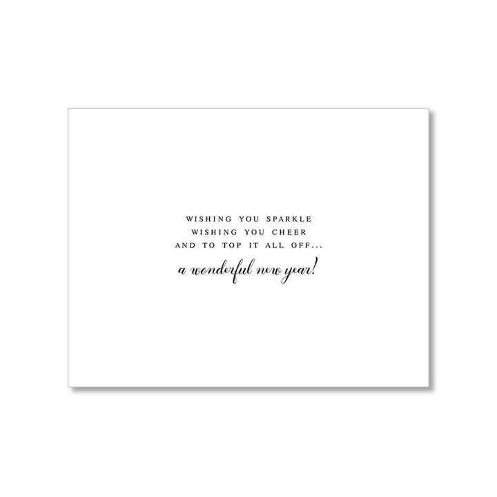 LO in LONDON® - Wholesale New Year's Card - "SPARKLE" NEW YEAR CARD1