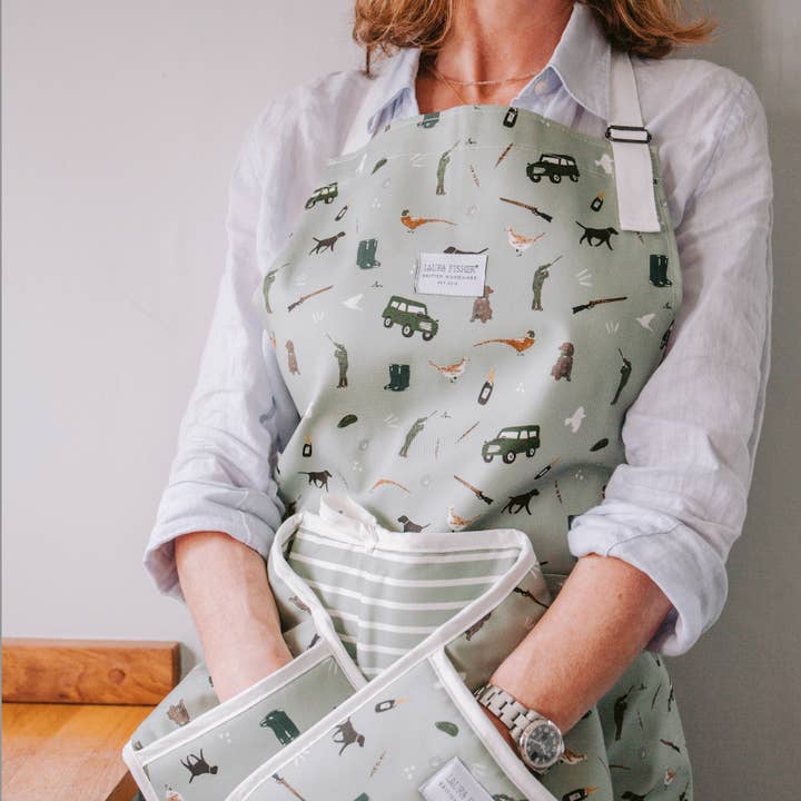 Laura Fisher - Wholesale Oven Mitt/Pot Holder - British Game Keeping Oven Gloves