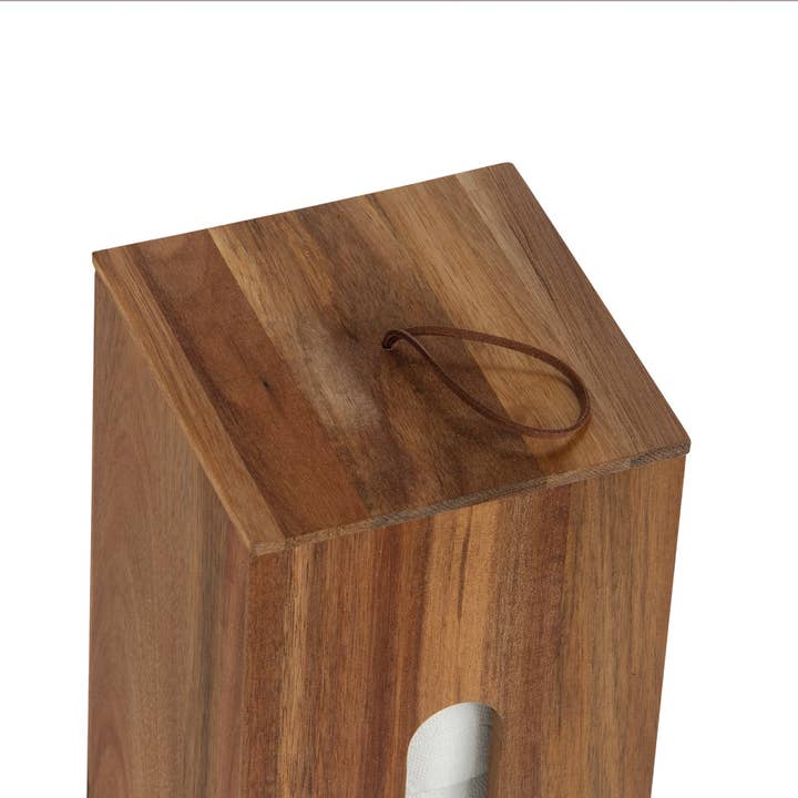 Andrea House - Wholesale Toilet Paper Holder - Wooden toilet paper roll holder for refills3