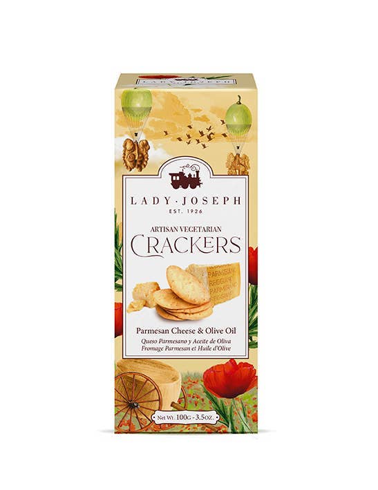Lady Joseph Bakery - Wholesale Crackers - Parmesan  And Olive Oil Crackers (Cheese Snack)1