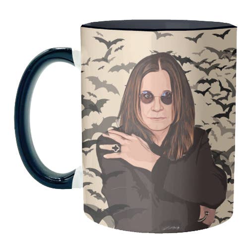 ART WOW – wholesale Coffee mug – Mugs 'Ozzy & Bats' by DOLLY WOLFE11