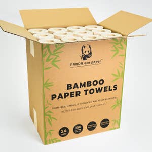 Eco Friendly Reusable Paper Towels 32 Bamboo Sheets