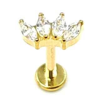 Piercing de titan 4 pétalos para venta al por mayor de MYLENE ET FELIX