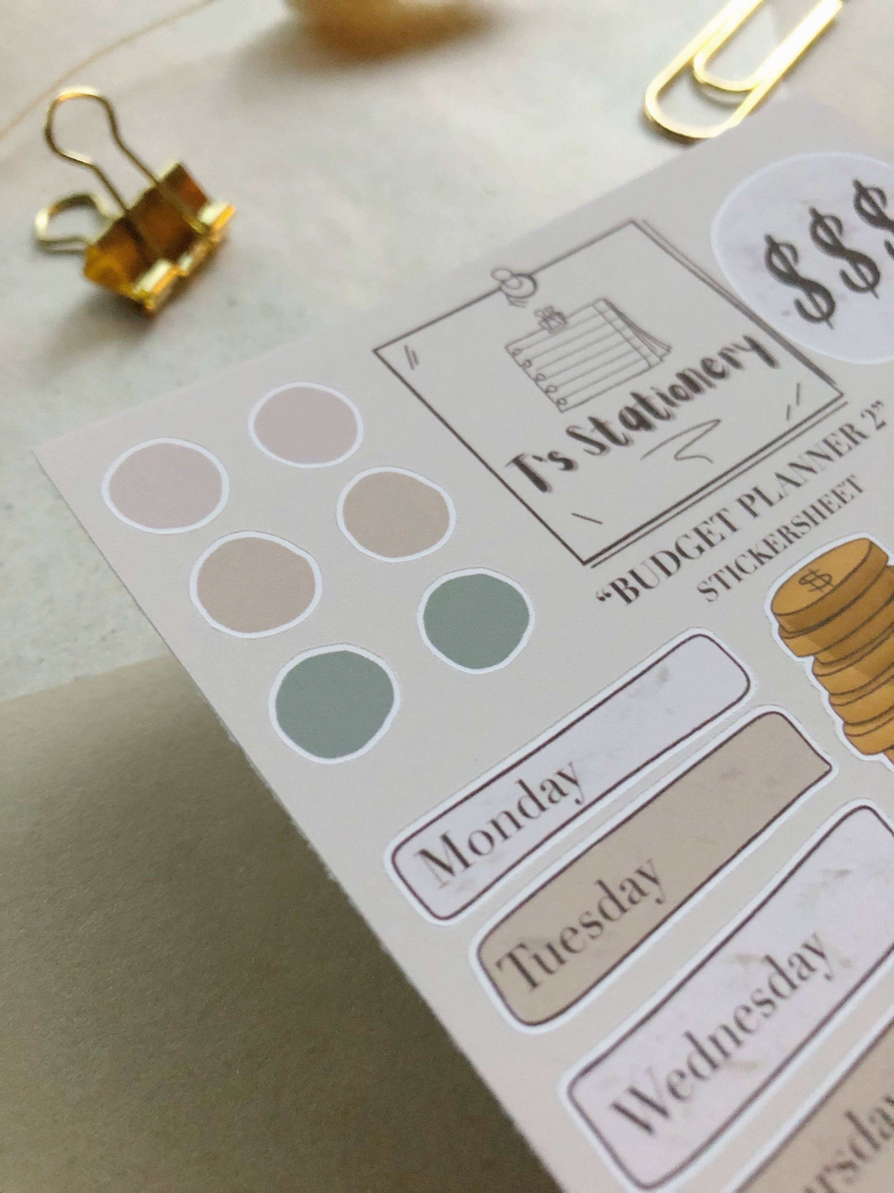 T's Stationery - Wholesale Planner - "Budget Planner II"1