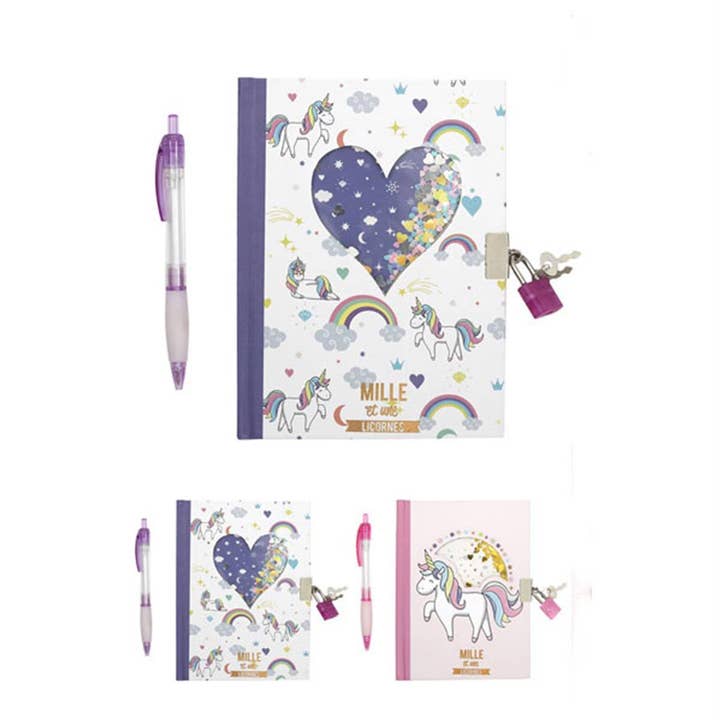 Libreta y lápiz Unicorn Secret para venta al por mayor de TSJJ