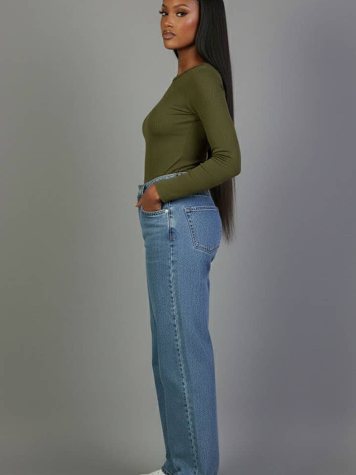 CAPELLA APPAREL - Wholesale Knit Top - Women's - Ribbed Round Neck Long Sleeve Top8