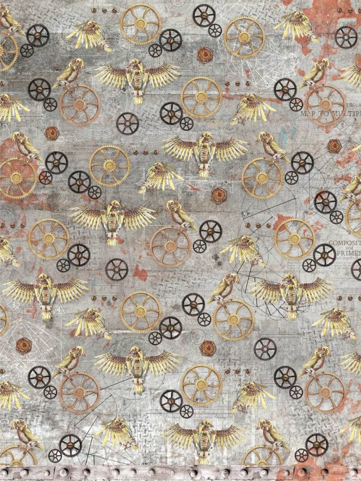 Papier de riz Ciao Bella A4 Piuma Electrical Wings - 5 feuilles pour la vente par Ecstasy Crafts Distributing