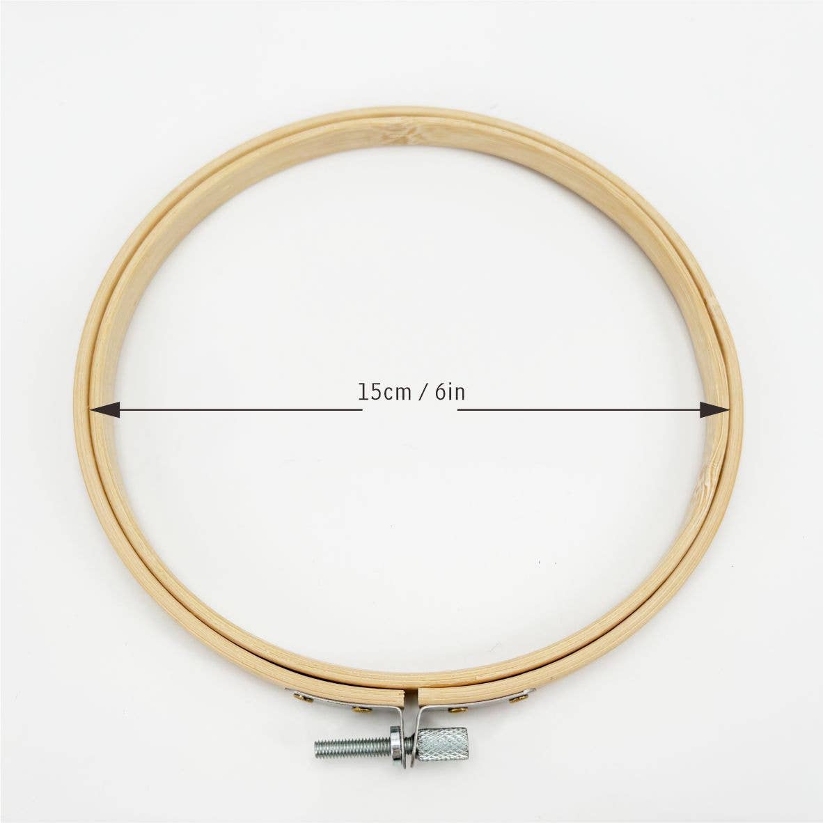 Max-Link Solutions Ltd - Wholesale Embroidery/Cross Stitch Supplies - Darnn 6" Embroidery Hoop Bamboo, Bamboo Hoop for Craft1