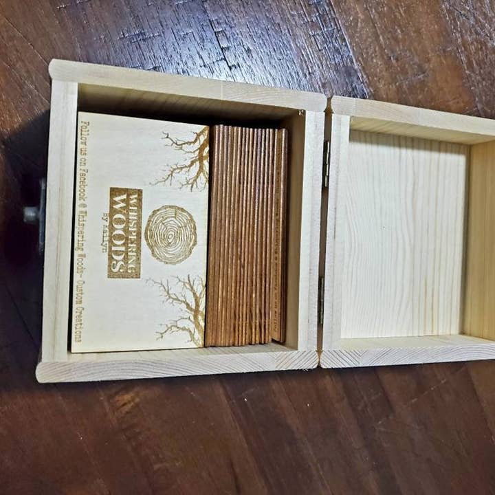Personalized Wooden box for wholesale by TidaArts