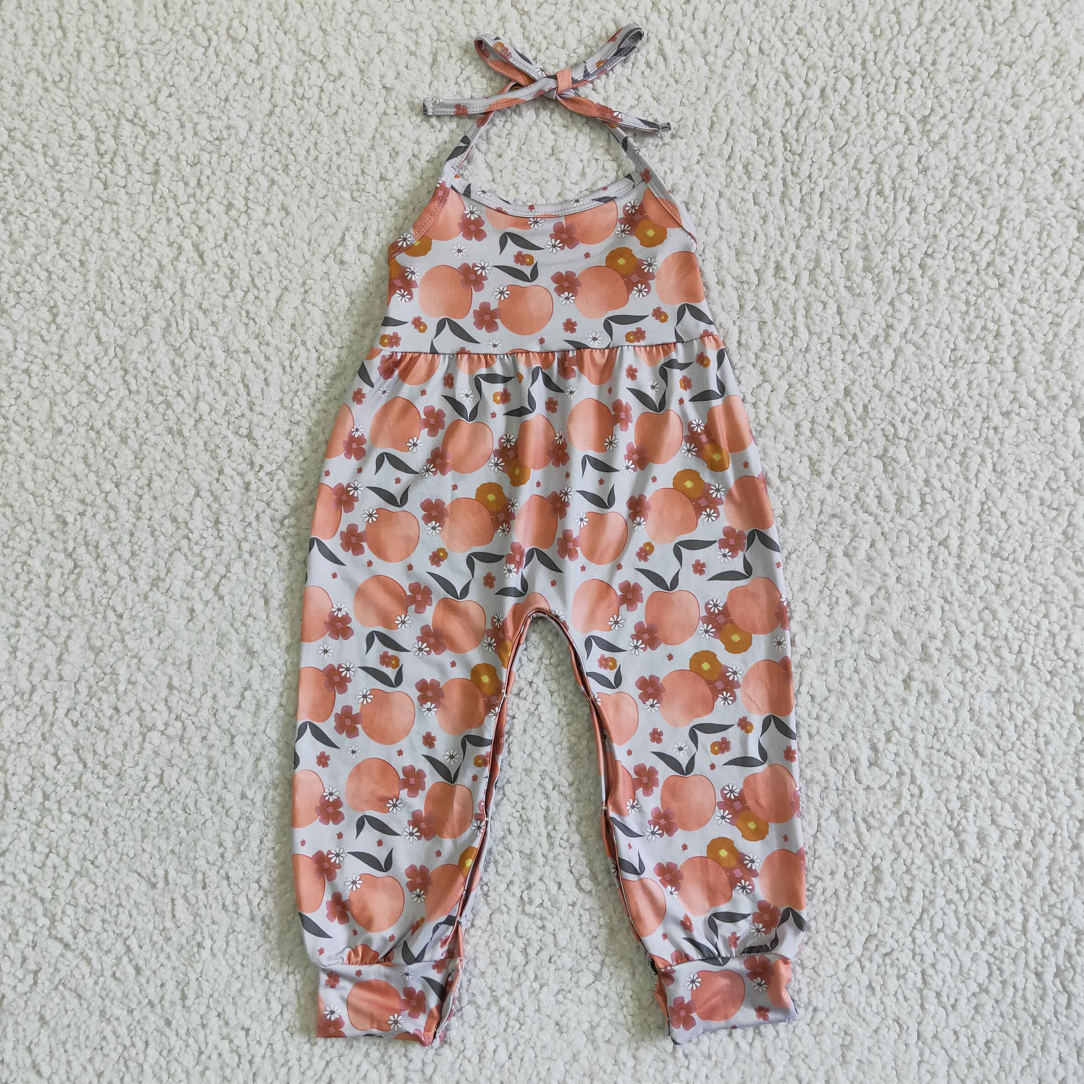 Yawoo Garments - Vente Combinaison – enfant - Combinaison pull sans manches pêche pour filles2