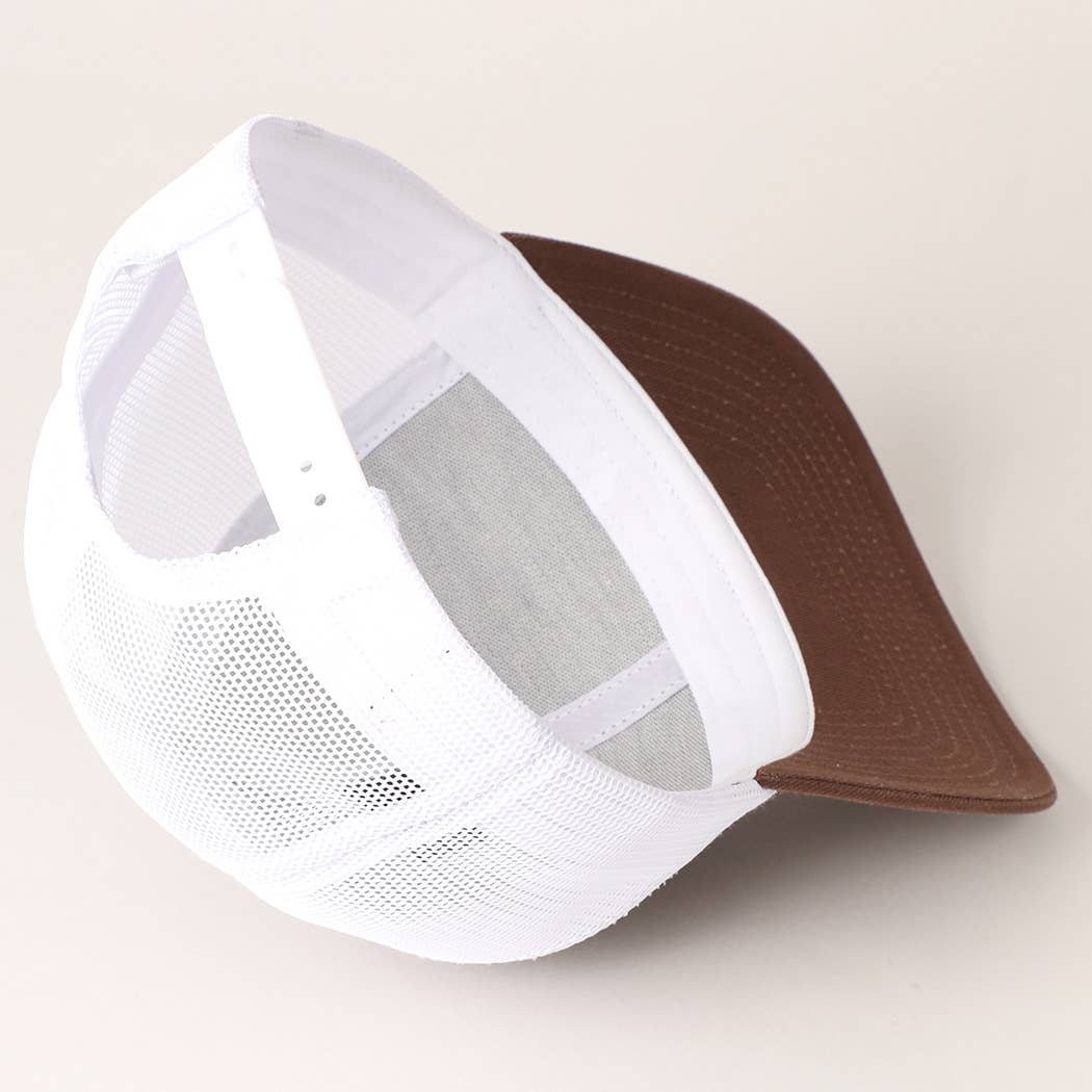Fashion City - Wholesale Trucker Hat - Unisex - Two Tone Cotton Trucker Hat with Mesh Back12