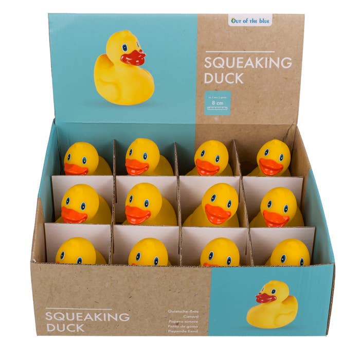 Out of the blue KG - Wholesale Bath Toy - Baby - Yellow Squeaking Duck,1