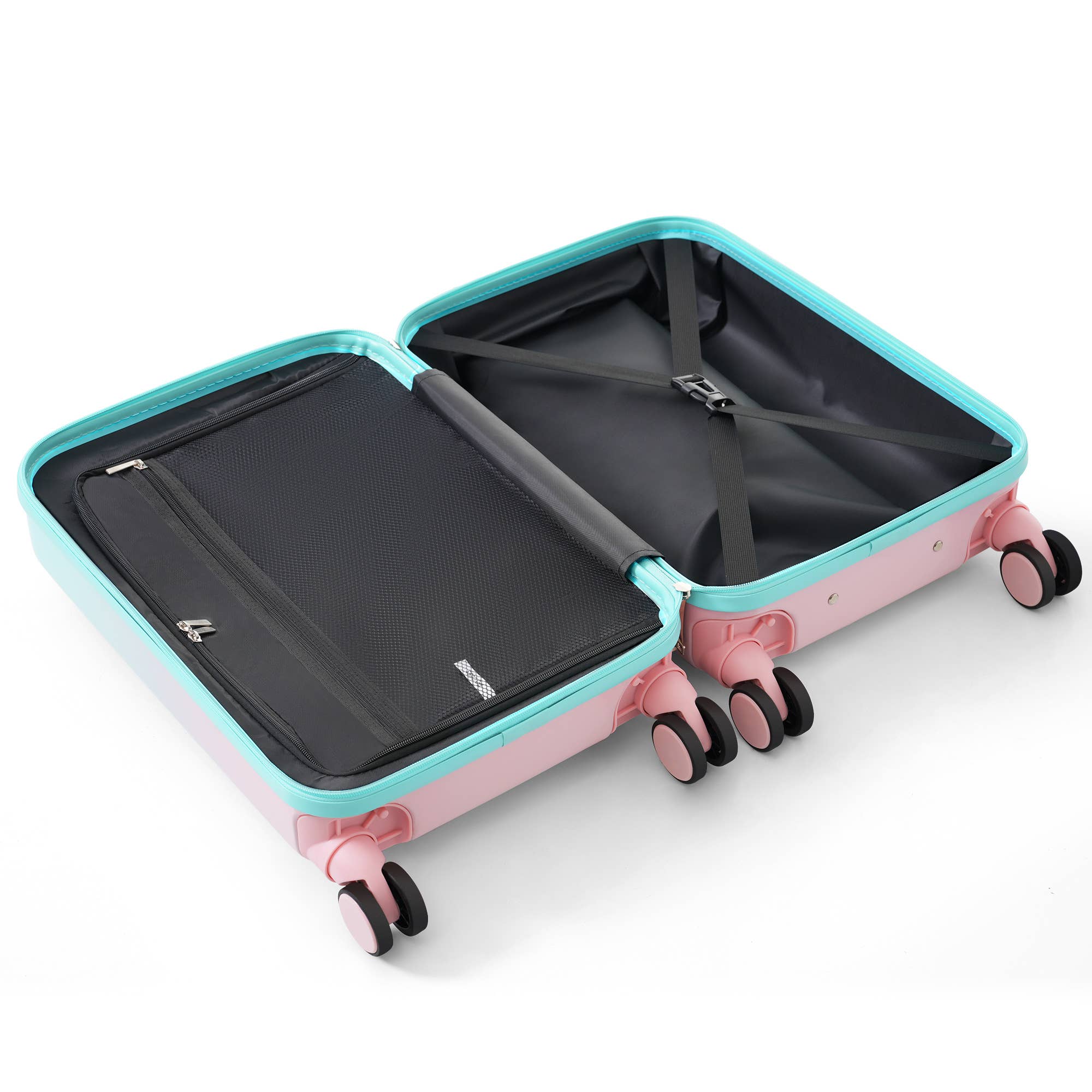 VTNG50 - Wholesale Luggage - Luggage Set of 3, 20, 24, 28inch with USB Port50