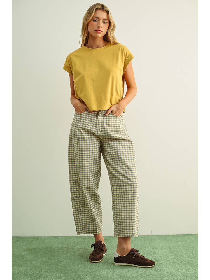 MIOU MUSE - Venta al por mayor Blusa - Mujer - Blusa de manga con puño y cuello redondo8