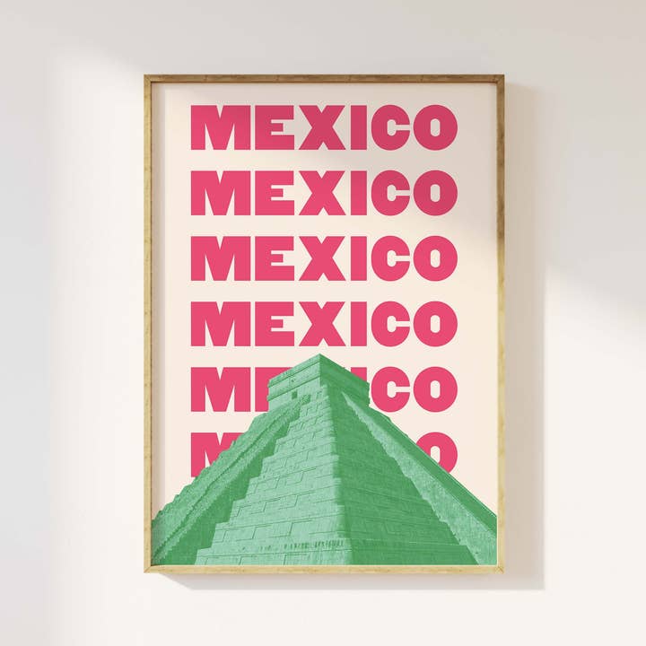 Stampa di viaggio in Messico per la vendita all'ingrosso da parte di April Lane Art