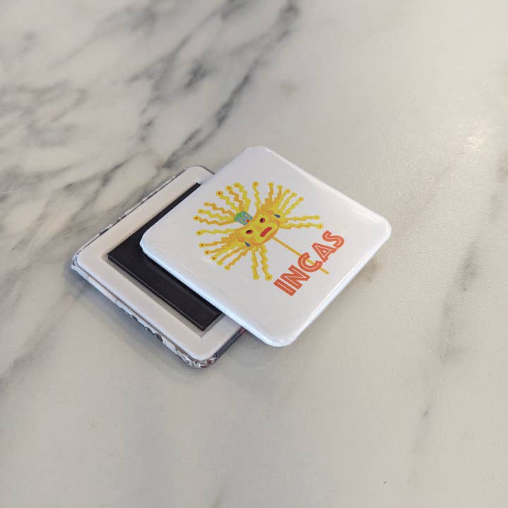 PhiloPerse - Wholesale Magnet - Inca Mask Fridge Magnet3