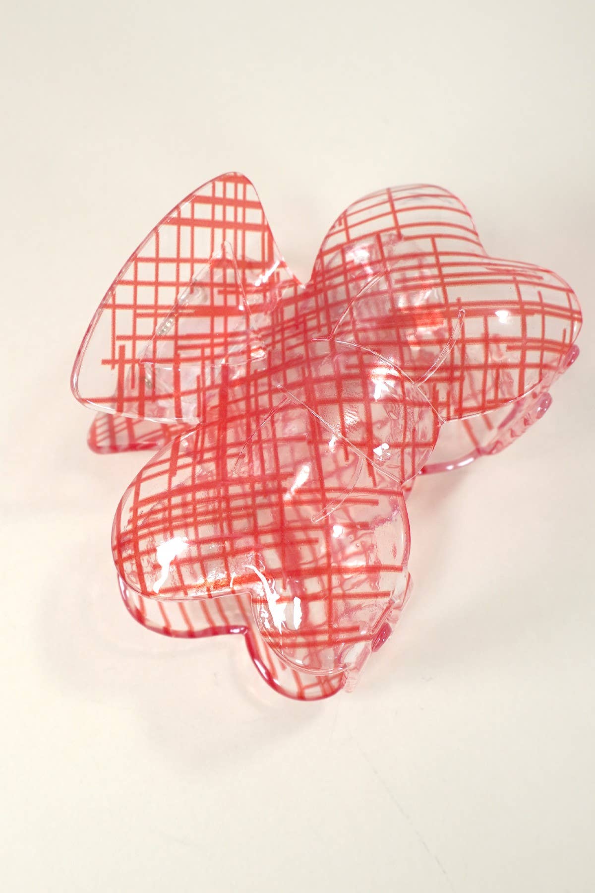 JOSSLYN by wall to wall - Wholesale Hair Clip - Women's - SHEER MESH LACE BOW HAIR CLAW CLIPS | 40H8664