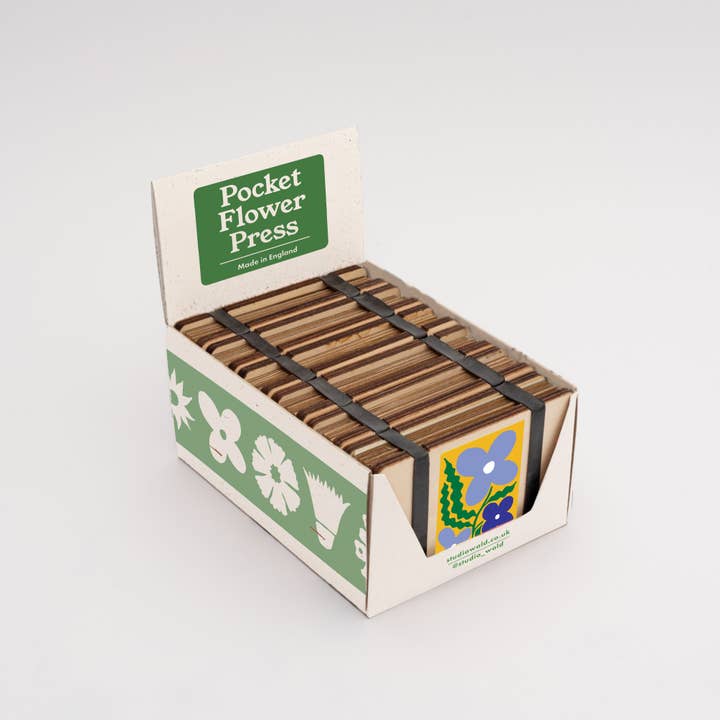 Studio Wald - Wholesale DIY Craft Kit - Pocket Flower Press - Smock