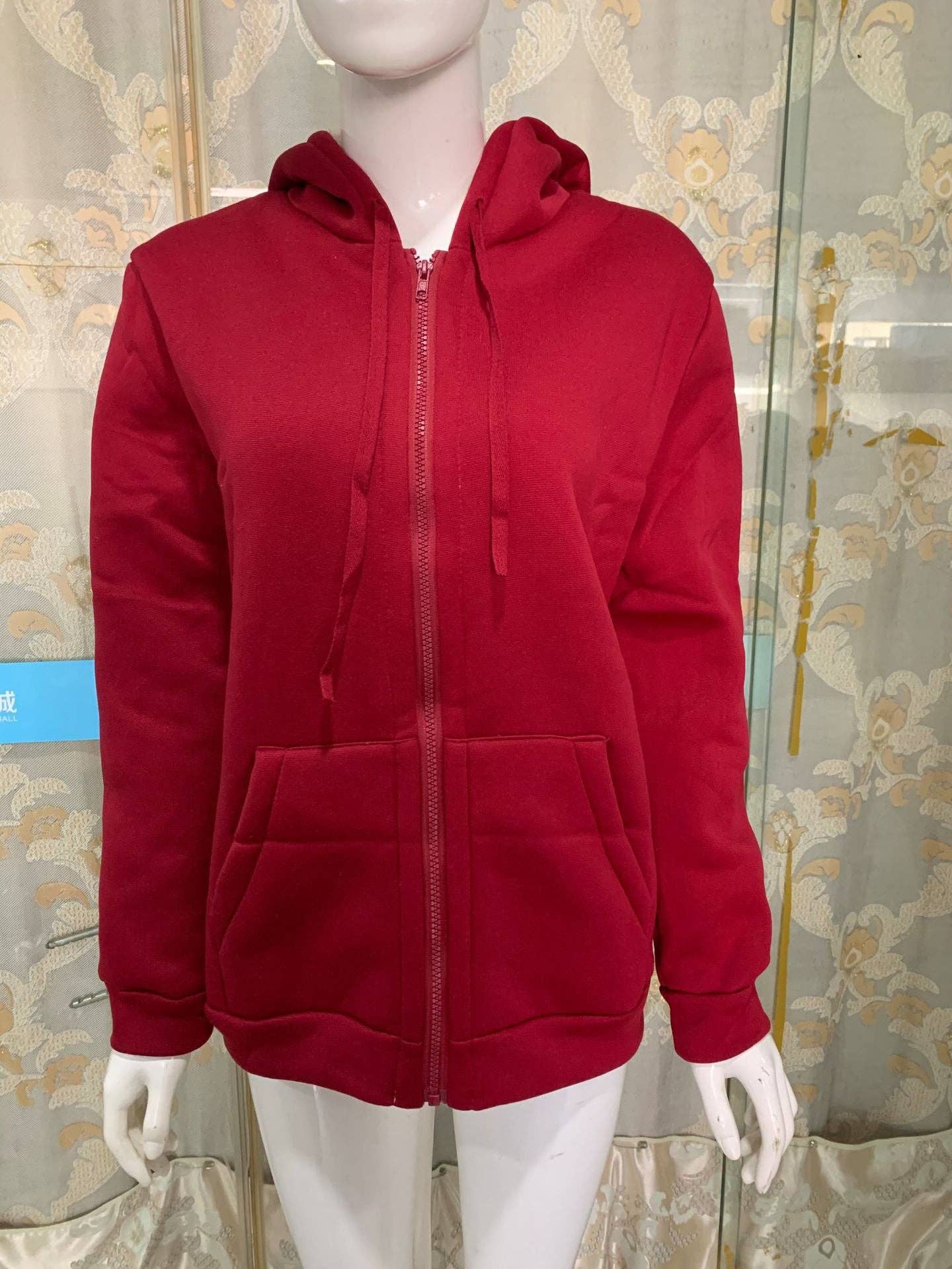 Marayn - Wholesale Hoodie - Women's - Cozy Winter Womens Fleece Hoodie Jacket Bestseller7