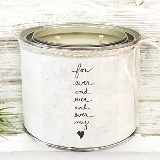 'Forever and Ever My Heart' Premium Dual Wick Soy Candles for wholesale by Sweet Gumball Inc.
