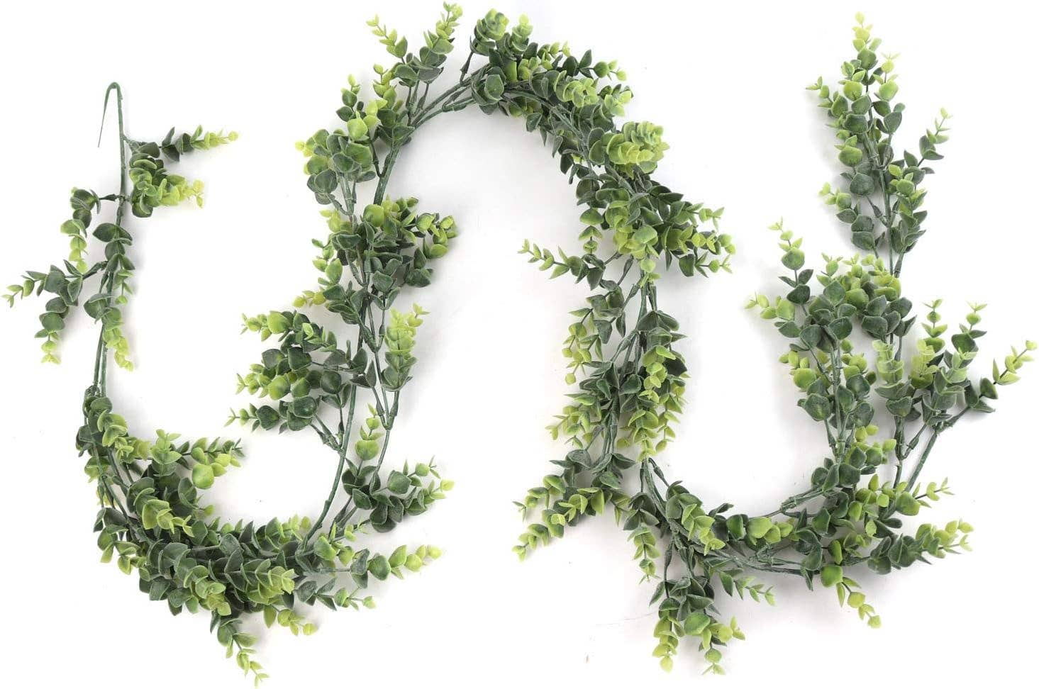 Larksilk - Wholesale Bunting/Garland - Set of 6 Green Eucalyptus Garlands | 6 Foot Long0