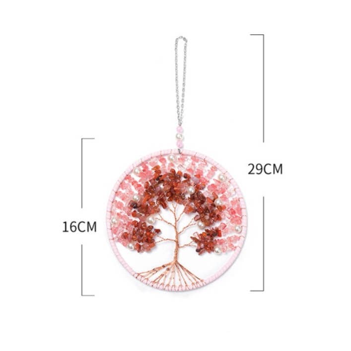 Crystolver – Großhandel Traumfänger – Traumfänger von Tree of Life mit Perlen