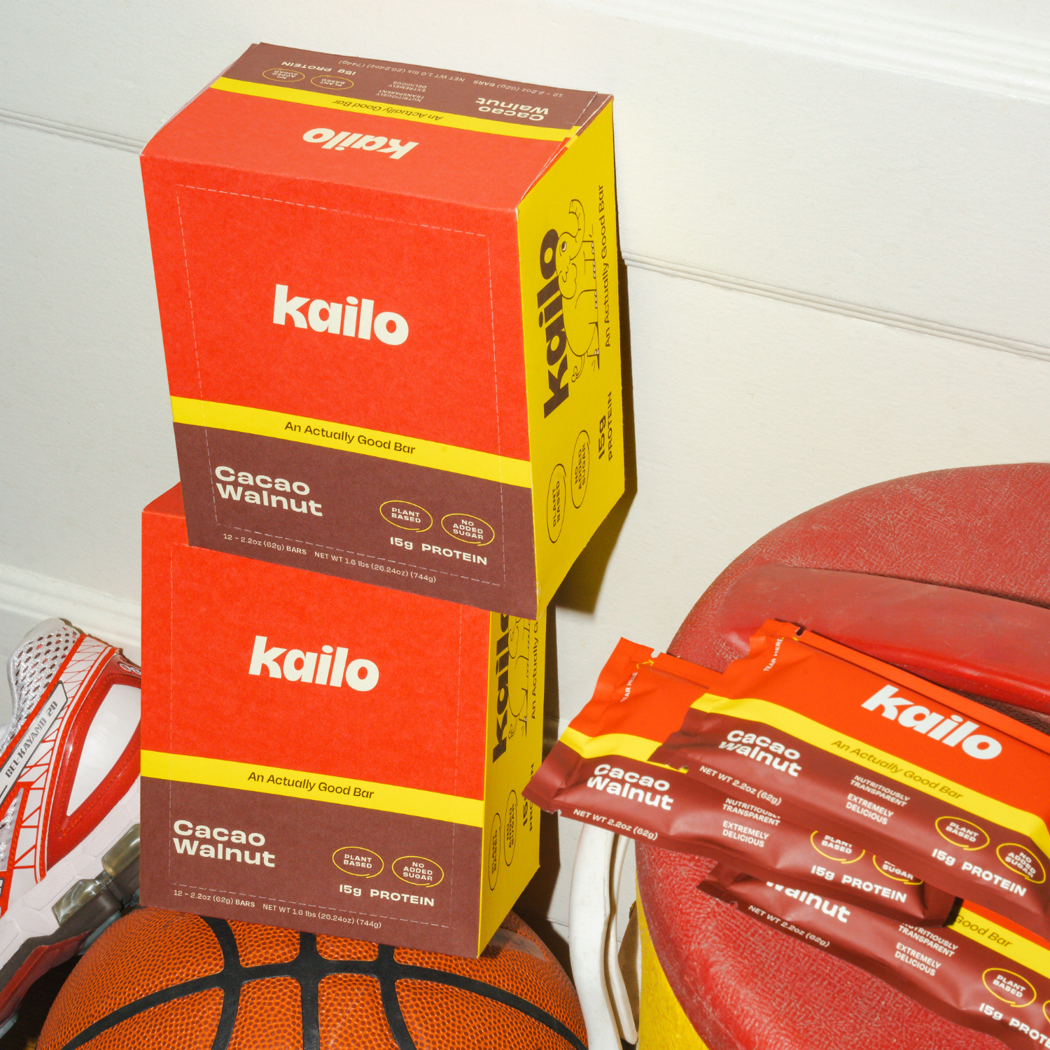 Kailo - Wholesale Snack Bar - Walnut Brownie Natural High Protein Bars - Plant Based Snack7