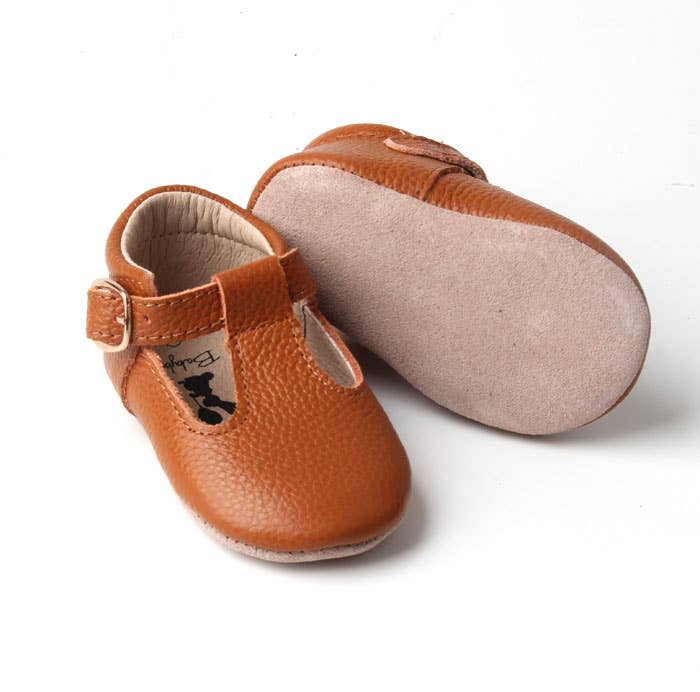 Babyboo Paris - Wholesale Sandals - Baby - Salomés brown leather soft soles2