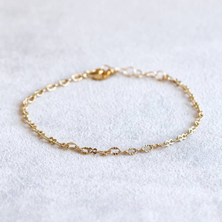 Tracy Gold Bracelet for wholesale by Vi Ling Designs