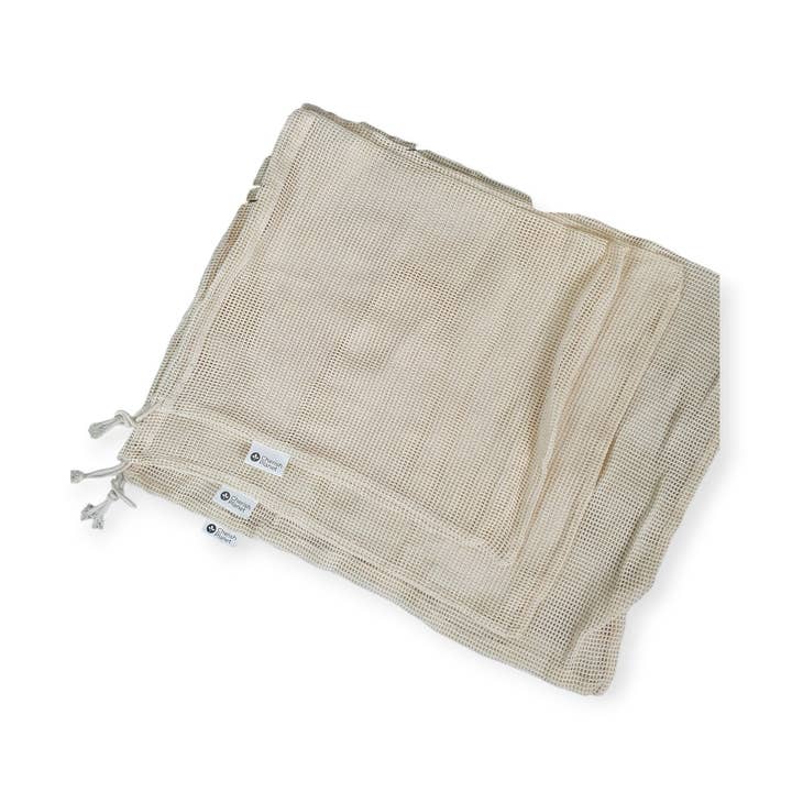 Reusable, Natural, Washable Drawstring Cotton Bags for wholesale by Cherish Planet