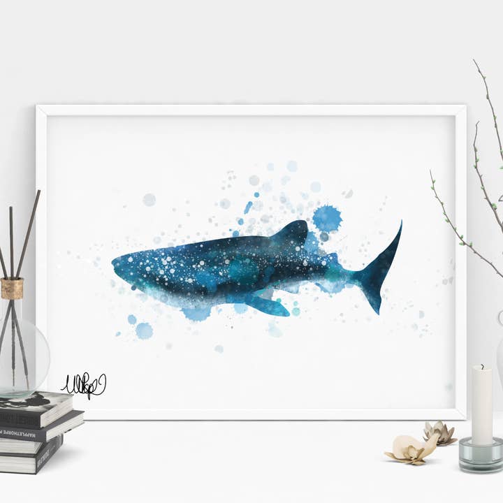 Whale Shark Art Print for wholesale by CoconuTacha