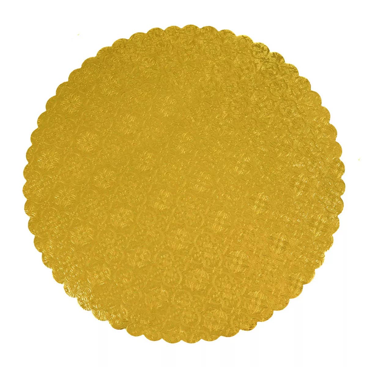 EcoQuality - Wholesale Cake Stand - Gold Round 8" Cake Board Sheets0
