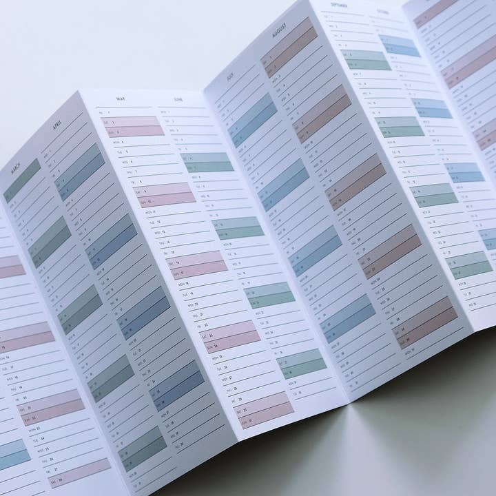 Haferkorn & Sauerbrey - Wholesale Calendar - Aligned annual calendar/year planner 20262