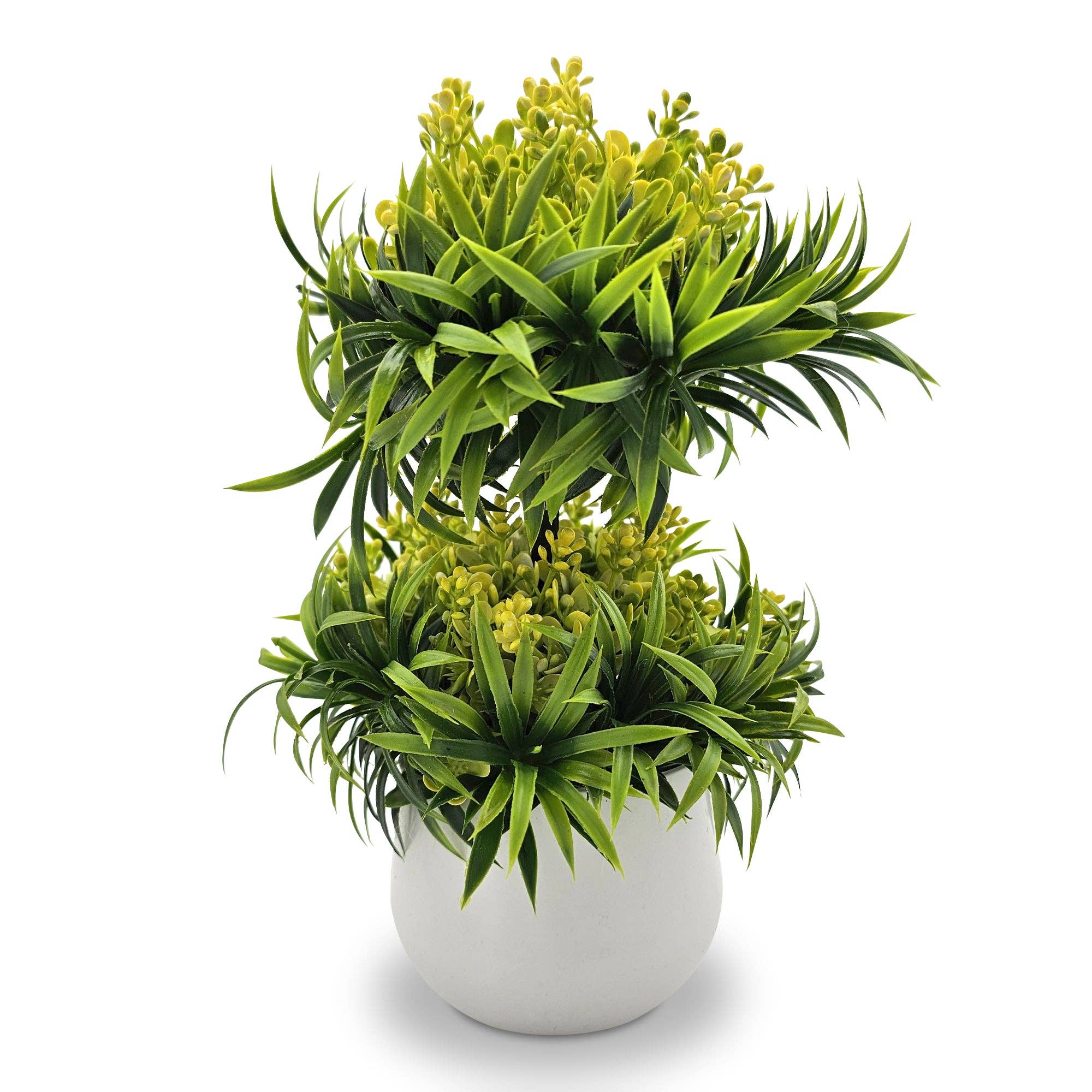 Ledsone – wholesale Artificial plant – Small Potted Artificial Flower 2 Pack Indoor Décor ~53814
