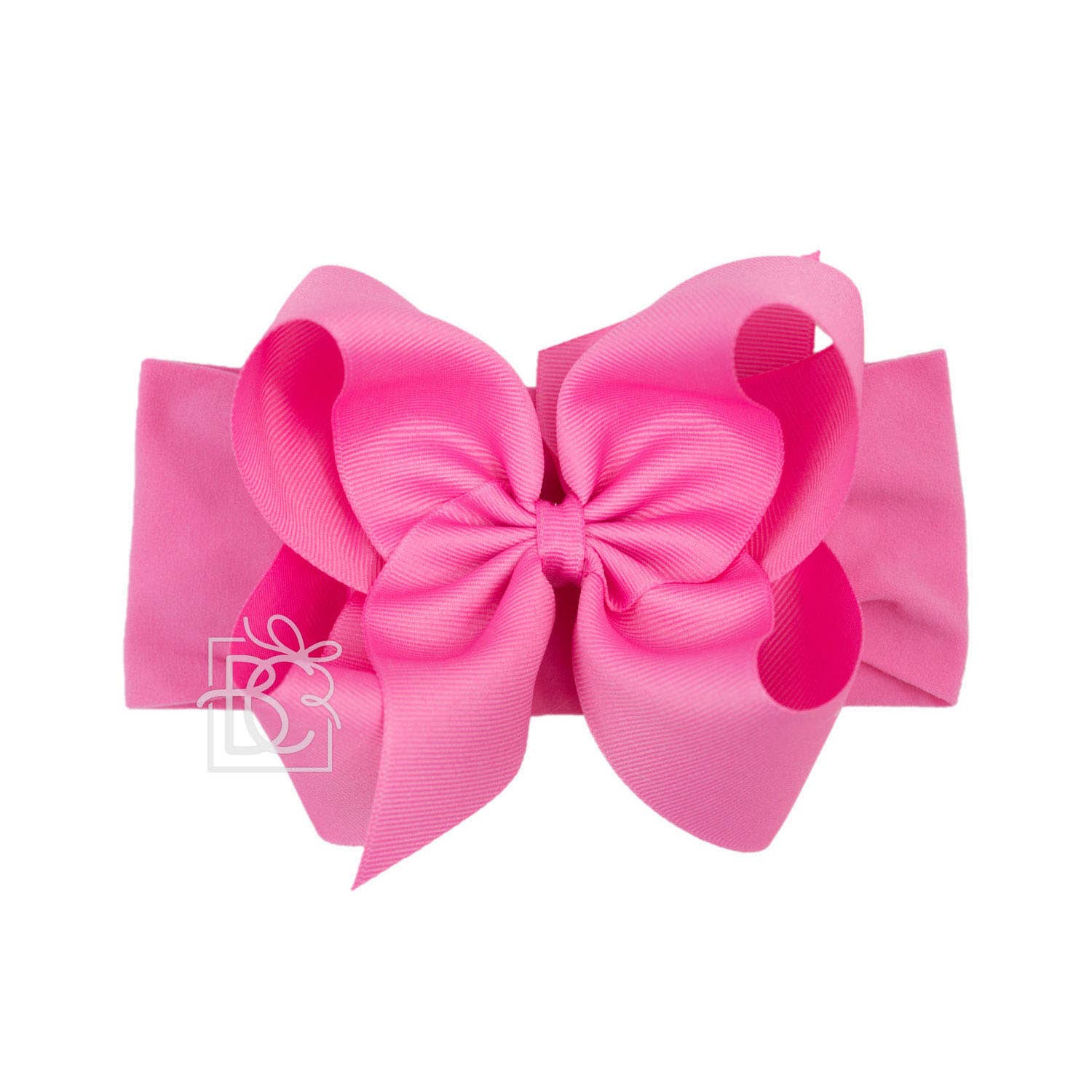 Beyond Creations, LLC - Wholesale Fashion Headband - Kids - WIDE PANTYHOSE HEADBAND W/CLASSIC GROSGRAIN BOW61