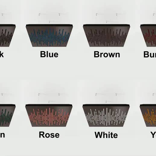 ATB-Sound sp. z o. o. – wholesale Wall Accent – Wave-F Acoustic Ceiling Panel | Velvet Fabric | 50x50cm2