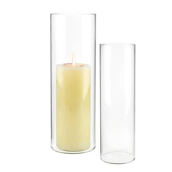 10 " Tall Chimney with 3" Top, Clear for wholesale by Galore Home