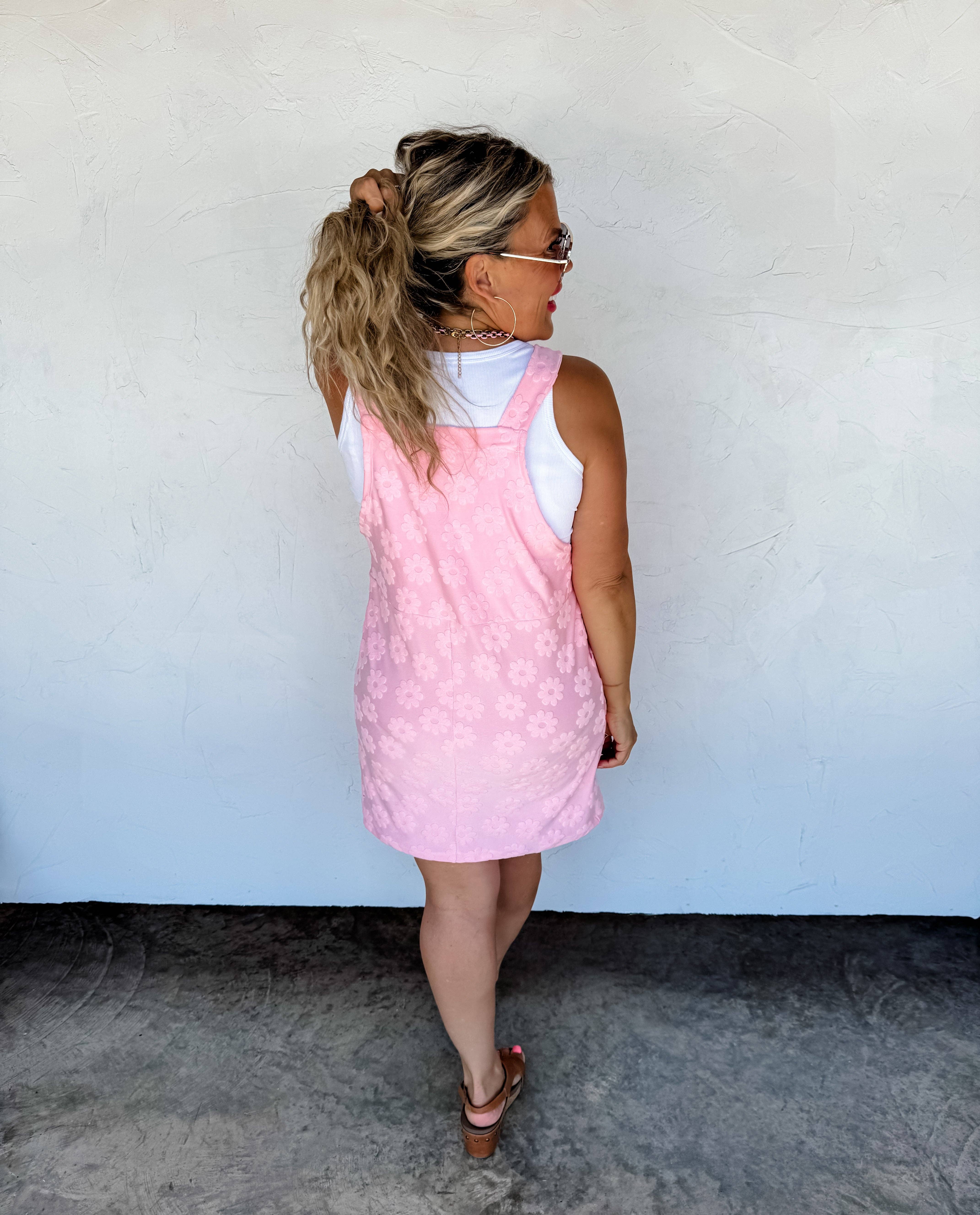 BLAKELEY - Wholesale Overalls - Women's - SUNSHINE & DAISIES OVERALL DRESS2