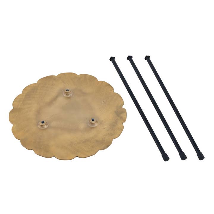 Voglrieder - Wholesale Side Table - Side table metal decorative table Hilton ø 35 x H 46 cm round A4