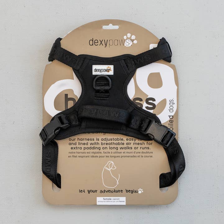 dexypaws - Wholesale Pet Harness - Dog - No-Pull Dog Harness - Black0