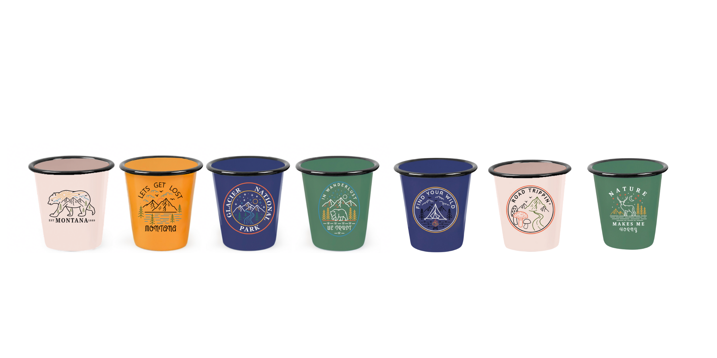 The Sacred Wild Candle Co - Wholesale Jar/Filled Candle - Enamel Reusable Candle - Find Your Wild7