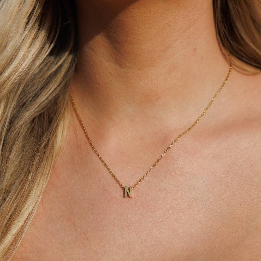 Silk oil of Morocco – Großhandel Kette mit Anhänger/Charm – Initiale Halskette | Amici by Ella14