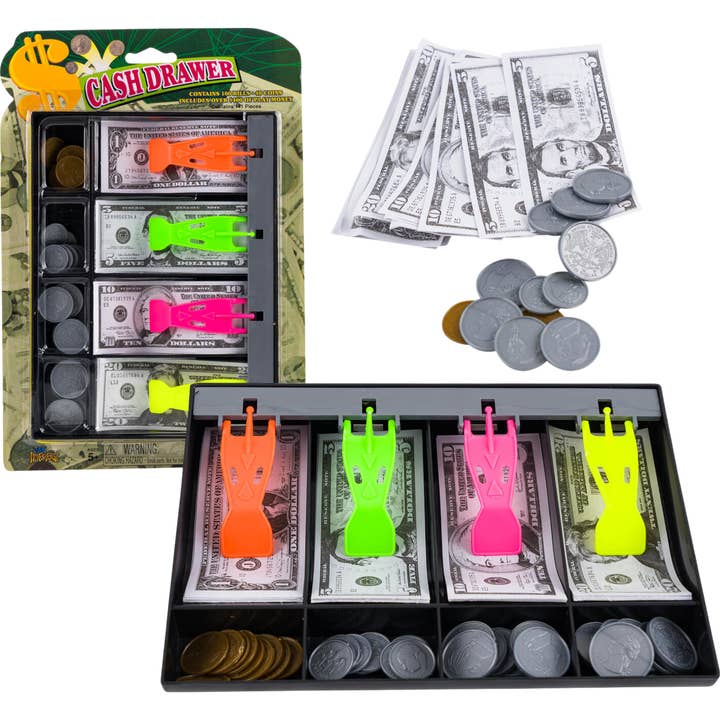 Cash Drawer Playset for wholesale by Cow Crack Wholesale