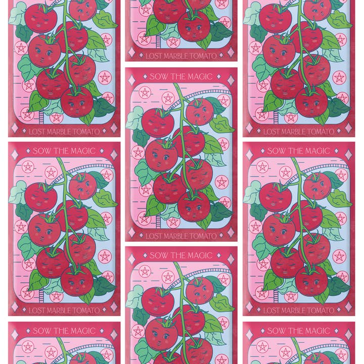 Sow the Magic - Wholesale Plant Seeds - Lost Marbles Tomato Tarot Garden + Gift Seed Pacaket