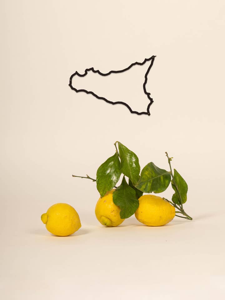 Wanddekor - Sicily - Schwarz für den Großhandel von The Line