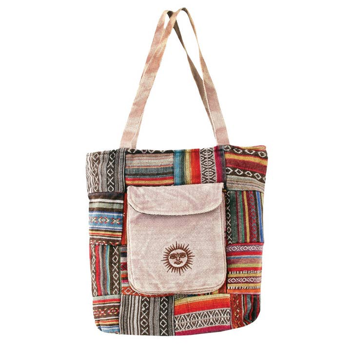 Tapestry Tote for wholesale by Foot Path Trading Co