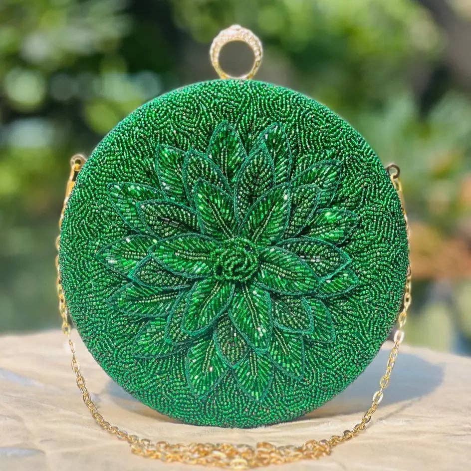 ACUS - Wholesale Clutch Bag - Women's - Green Dune Circular Bag0