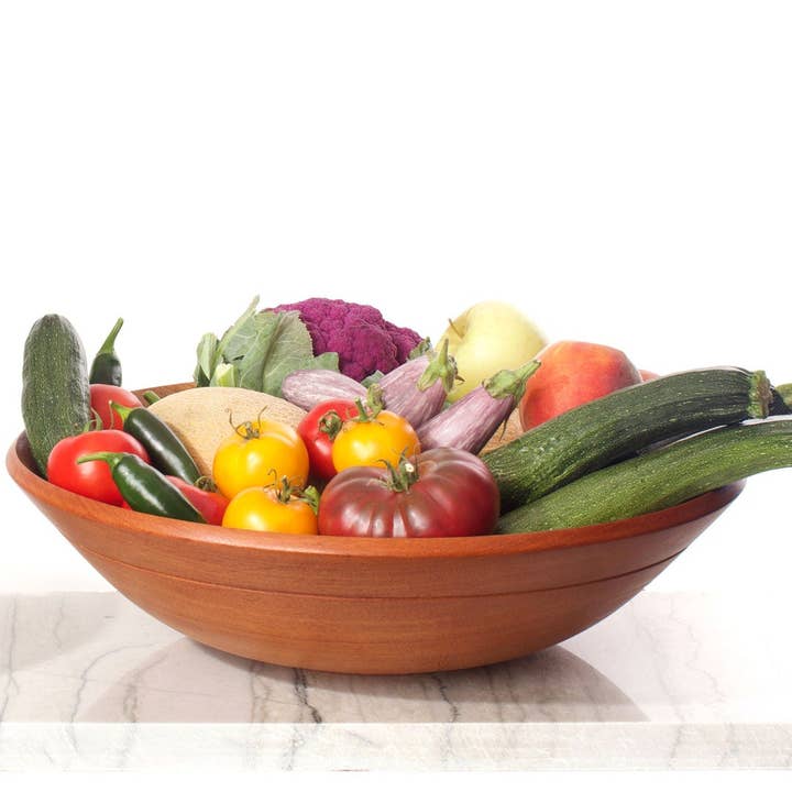 Swahili | AFRICAN MODERN - Wholesale Serve Bowl - Large Mahogany Wood Salad Bowl from Zimbabwe2