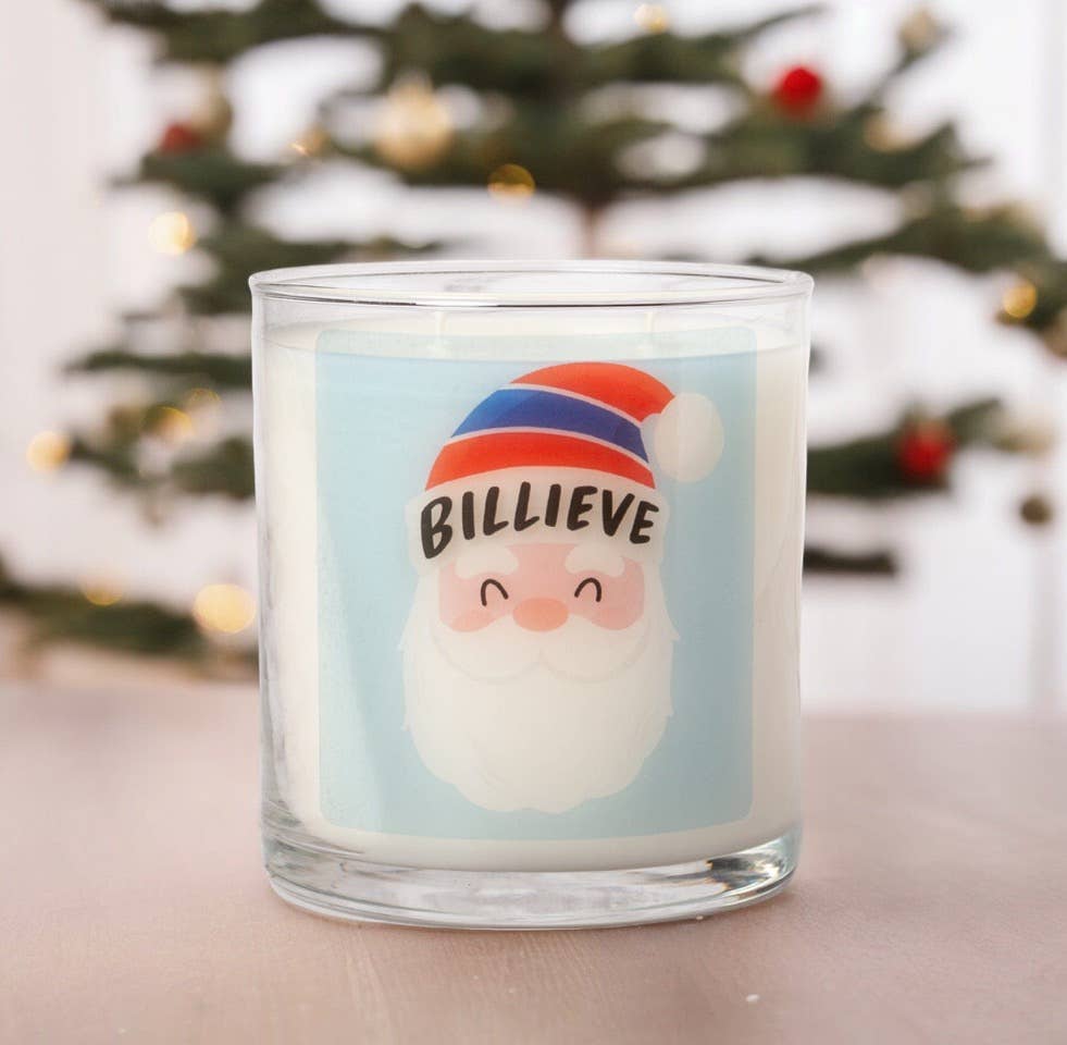 Tiny Buffalo Designs Co. - Wholesale Jar/Filled Candle - Billieve Santa Buffalo Candle